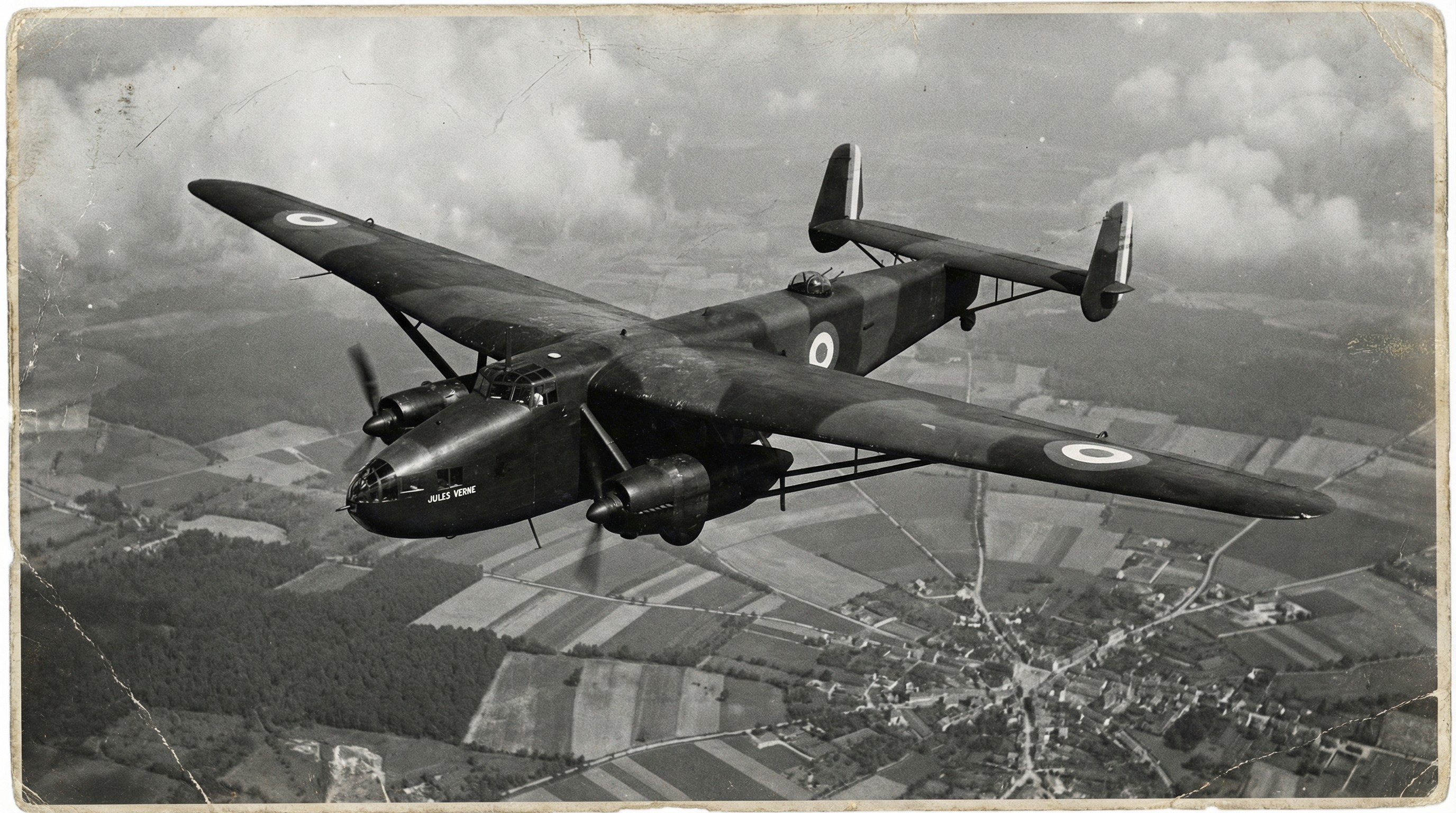 Image IA avion maquette
